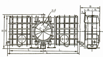 Plug in valve and glasses - fully enclosed type